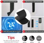 15 Sets Strips with Adhesive - Strong Double Sided Tape with Hook and Loop - 1 x 4 Inch - Image 6
